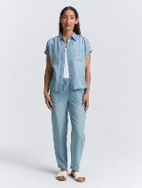 Bluza tencel - Plava_3550815