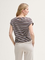 Majica od jacquard tkanine - Uzorak/višebojna_6100654