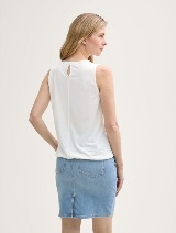 Top od jacquard tkanine - Bijela_4089623