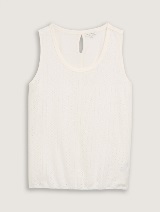 Top od jacquard tkanine - Bijela_4089623